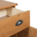 vidaXL Fürdőszoba bútor szett VIGO 2 pcs Barna 67.5 x 34 x 80 cm