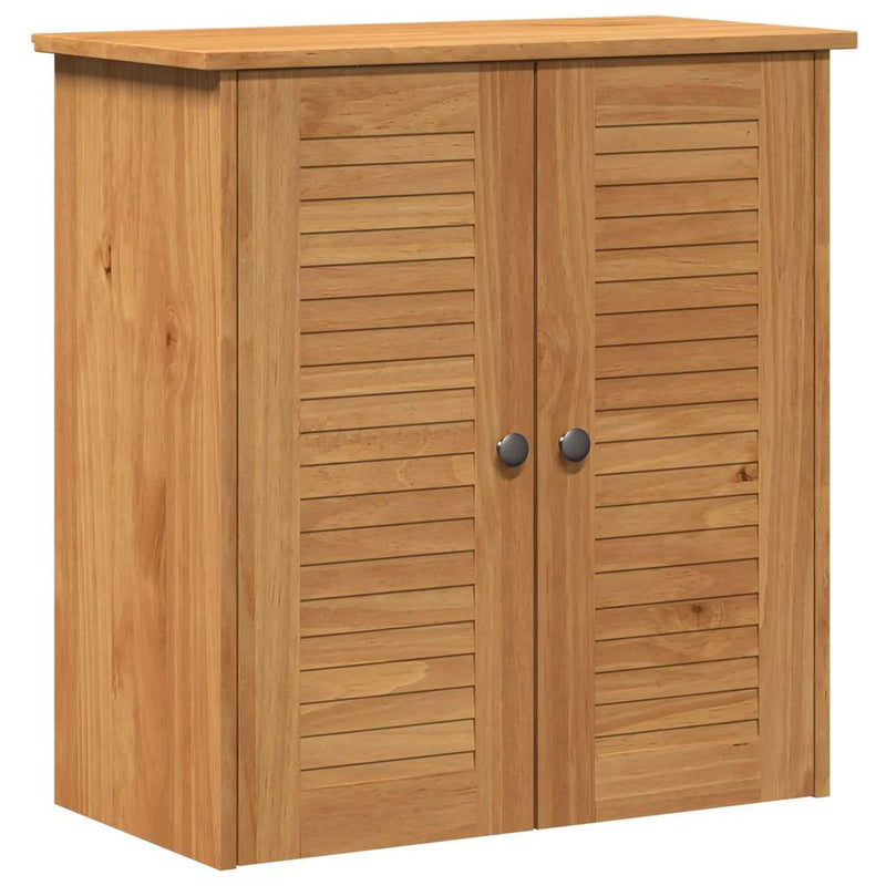 vidaXL Fürdőszoba bútor szett VIGO 2 pcs Barna 67.5 x 34 x 80 cm