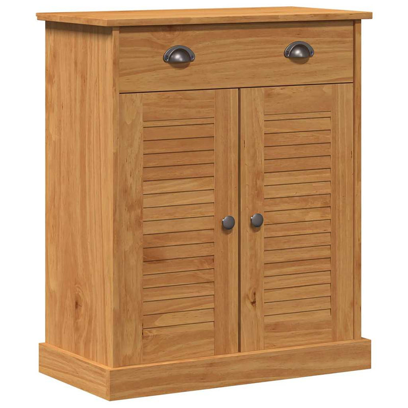 vidaXL Fürdőszoba bútor szett VIGO 2 pcs Barna 67.5 x 34 x 80 cm