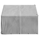 vidaXL kültéri kutyakennel fedéllel 2x2x1,5 m horganyzott acélból