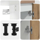 vidaXL Lyon 4 darabos konyhaszekrény készlet Kézműves tölgy műszaki fa