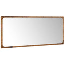 vidaXL 5 részes antik fa színű szerelt fa fürdőszobai bútorszett