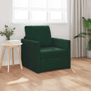 vidaXL Kanapéágy Sötétzöld 74 x 77 x 81 cm Bársony
