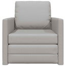 vidaXL Kanapéágy Felhőszürke 74 x 77 x 81 cm Bársony