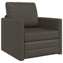 vidaXL Kanapéágy 60cm Szürke Mübőr