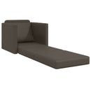vidaXL Kanapéágy 60cm Szürke Mübőr