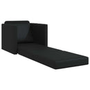 vidaXL Kanapéágy 60cm Fekete Mübőr