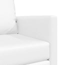 vidaXL Kanapéágy Fehér 74 x 77 x 81 cm Bársony