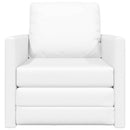 vidaXL Kanapéágy Fehér 74 x 77 x 81 cm Bársony