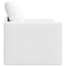 vidaXL Kanapéágy Fehér 74 x 77 x 81 cm Bársony