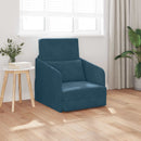 vidaXL Kanapéágy Kék 65 x 80 x 83 cm Bársony