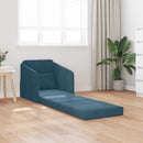 vidaXL Kanapéágy Kék 65 x 80 x 83 cm Bársony
