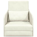 vidaXL Kanapéágy Krém 65 x 80 x 83 cm Bársony