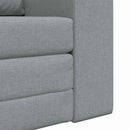 vidaXL Kanapéágy Világosszürke 98 x 71 x 83 cm szövet