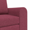 vidaXL Kanapéágy Bordó 98 x 71 x 83 cm Bársony