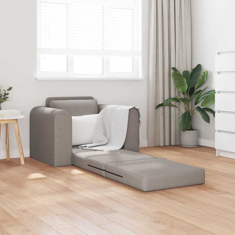 vidaXL Kanapéágy Tópszínű 98 x 71 x 83 cm szövet