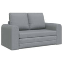 vidaXL Kanapéágy 60cm Világosszürke szövet
