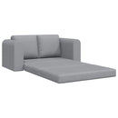 vidaXL Kanapéágy 60cm Világosszürke szövet