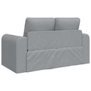 vidaXL Kanapéágy 60cm Világosszürke szövet