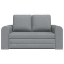 vidaXL Kanapéágy 60cm Világosszürke szövet
