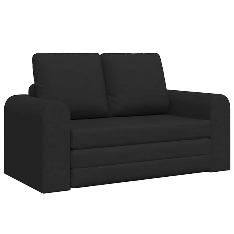 vidaXL Kanapéágy Fekete 148 x 71 x 83 cm szövet