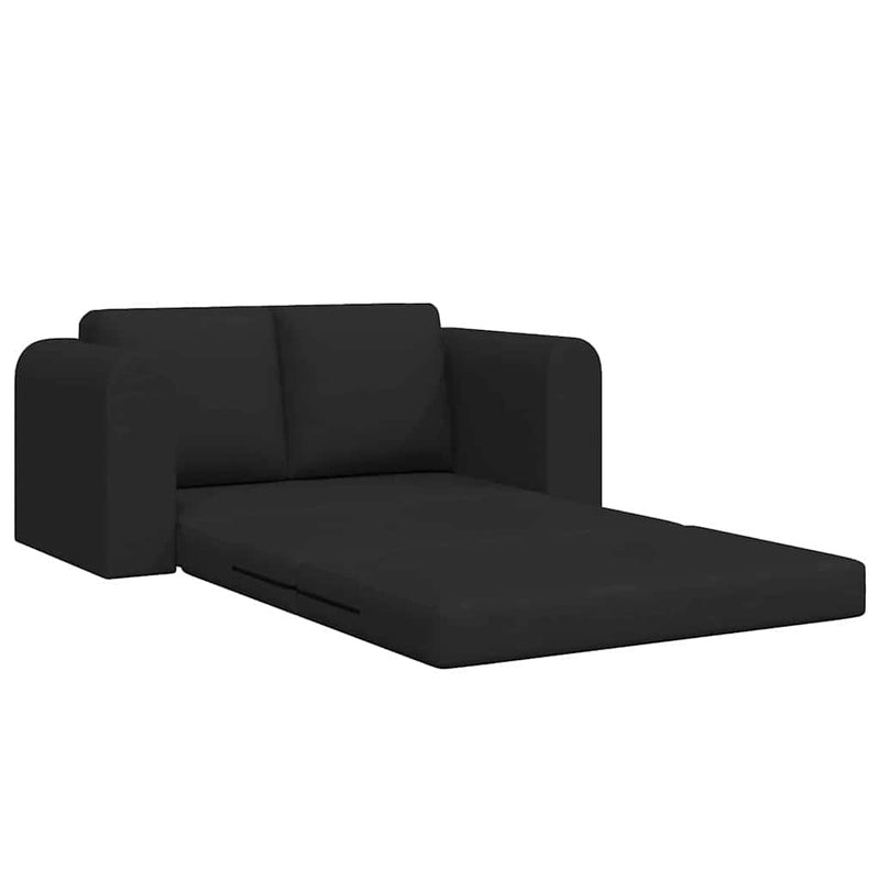 vidaXL Kanapéágy Fekete 148 x 71 x 83 cm szövet