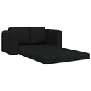 vidaXL Kanapéágy 60cm Fekete szövet