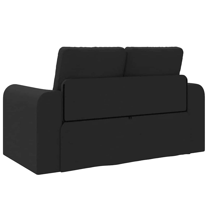 vidaXL Kanapéágy Fekete 148 x 71 x 83 cm szövet
