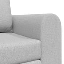 vidaXL Kanapéágy Felhőszürke 148 x 71 x 83 cm Bársony