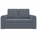 vidaXL Kanapéágy Sötétszürke 148 x 71 x 83 cm Bársony