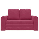 vidaXL Kanapéágy Bordó 148 x 71 x 83 cm Bársony