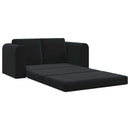 vidaXL Kanapéágy Fekete 148 x 71 x 83 cm Bársony