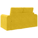vidaXL Kanapéágy Sárga 148 x 71 x 83 cm Bársony