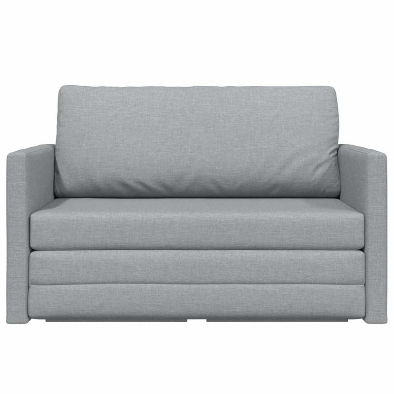 vidaXL Kanapéágy Világosszürke 124 x 71 x 78 cm szövet