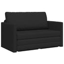 vidaXL Kanapéágy 110cm Fekete szövet