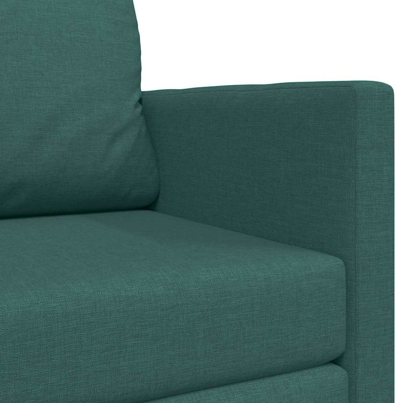 vidaXL Kanapéágy Sötétzöld 124 x 71 x 78 cm szövet