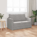 vidaXL Kanapéágy Világosszürke 124 x 71 x 78 cm Bársony