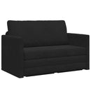 vidaXL Kanapéágy Fekete 124 x 71 x 78 cm Bársony