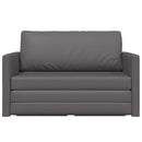 vidaXL Kanapéágy Szürke 124 x 71 x 78 cm Mübőr