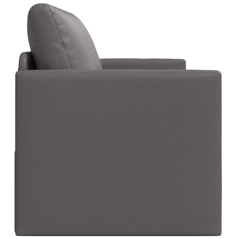 vidaXL Kanapéágy Szürke 124 x 71 x 78 cm Mübőr