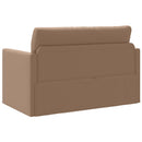 vidaXL Kanapéágy Cappuccino 124 x 71 x 78 cm Mübőr