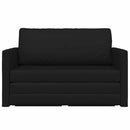 vidaXL Kanapéágy Fekete 124 x 71 x 78 cm Bársony