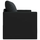 vidaXL Kanapéágy Fekete 124 x 71 x 78 cm Mübőr