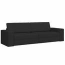 vidaXL Kanapéágy Fekete 245 x 78 x 77 cm szövet
