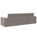 vidaXL Kanapéágy Tópszínű 245 x 78 x 77 cm szövet
