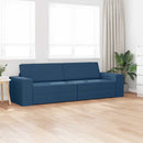 vidaXL Kanapéágy Sötétkék 245 x 78 x 77 cm szövet