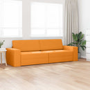 vidaXL Kanapéágy Sötét sárga 245 x 78 x 77 cm szövet