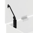 vidaXL fehér szerelt fa cipőpolc 102x30,5x45 cm