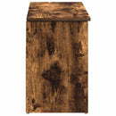 vidaXL füstös tölgy színű szerelt fa cipőpolc 102x30,5x45 cm