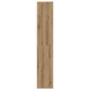 vidaXL kézműves tölgy szerelt fa cipősszekrény 54 x 34 x 183 cm